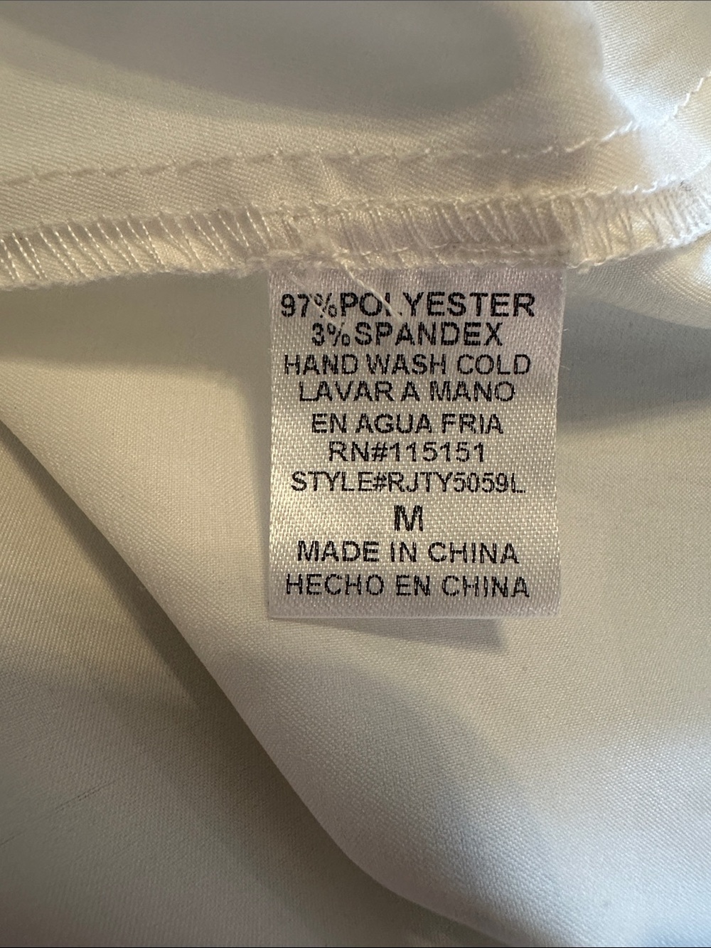Romeo and Juliet couture sleeveless blouse with ruffle size M. Zipper in back - Picture 4 of 7